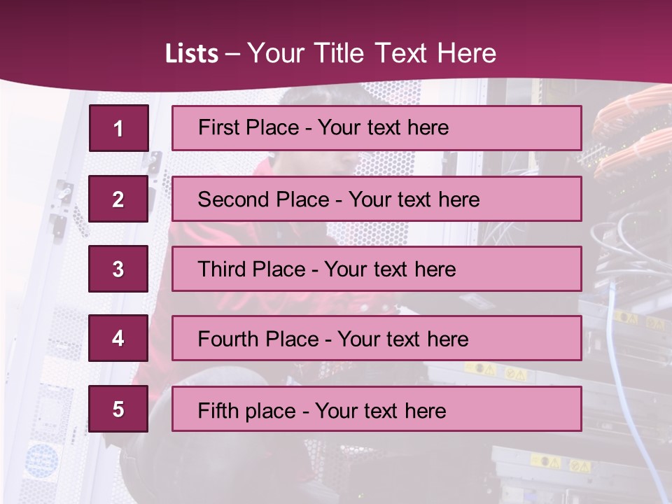 Network Fibre Internet PowerPoint Template