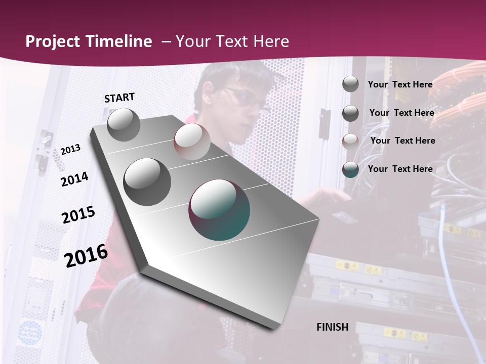 Network Fibre Internet PowerPoint Template