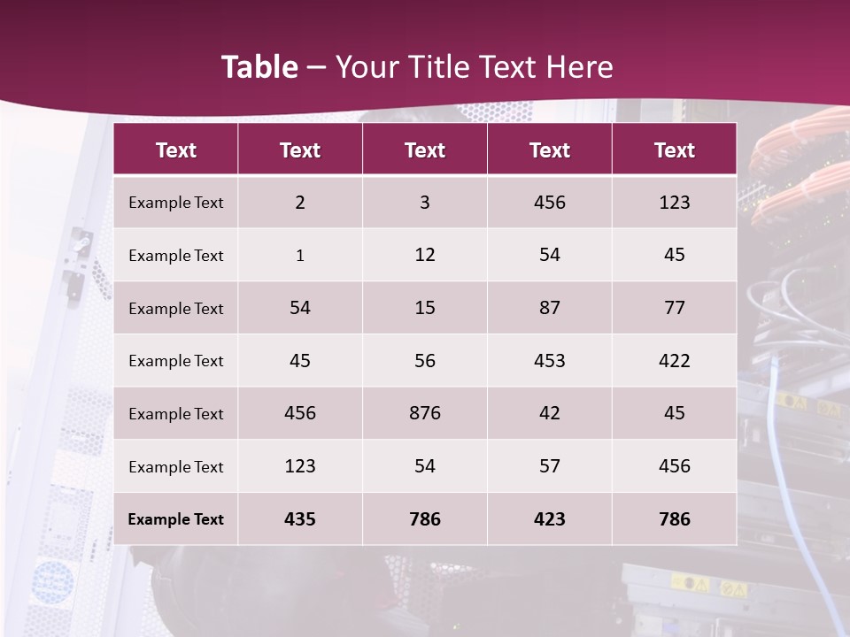 Network Fibre Internet PowerPoint Template