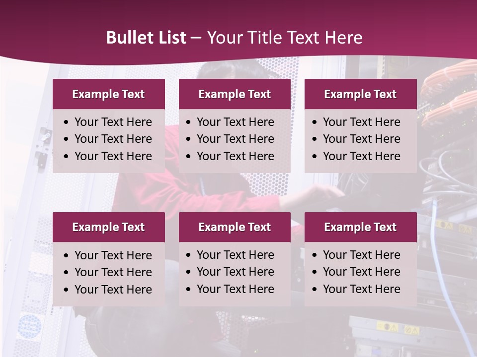 Network Fibre Internet PowerPoint Template