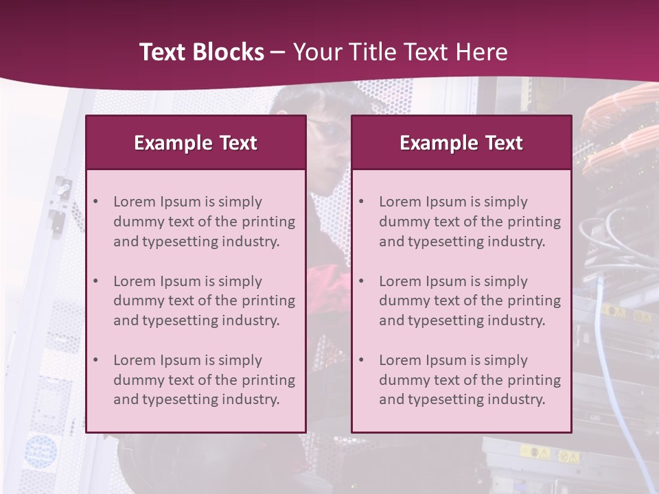 Network Fibre Internet PowerPoint Template
