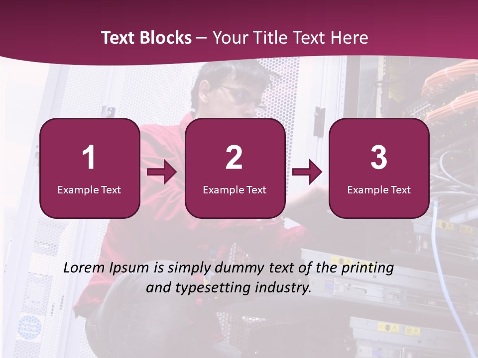 Network Fibre Internet PowerPoint Template