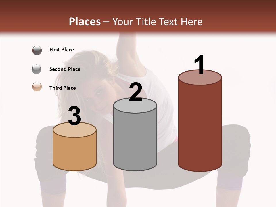 Trick Artist Leg PowerPoint Template