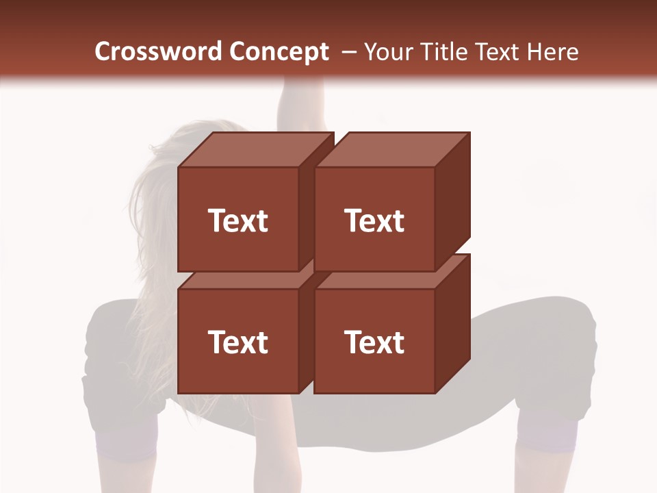 Trick Artist Leg PowerPoint Template