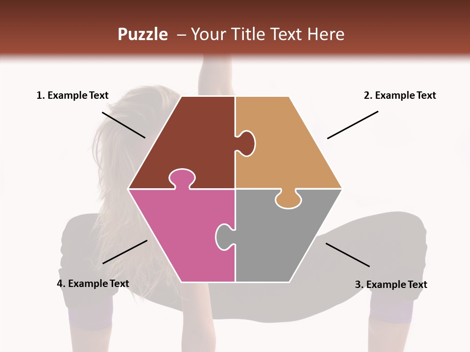 Trick Artist Leg PowerPoint Template