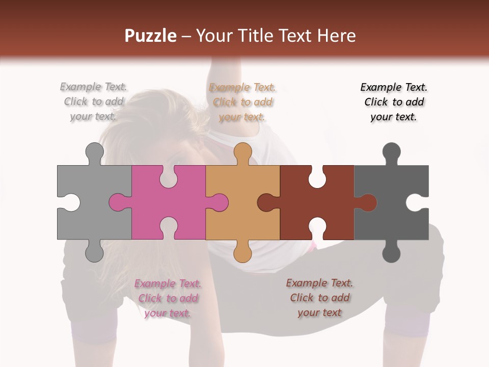 Trick Artist Leg PowerPoint Template