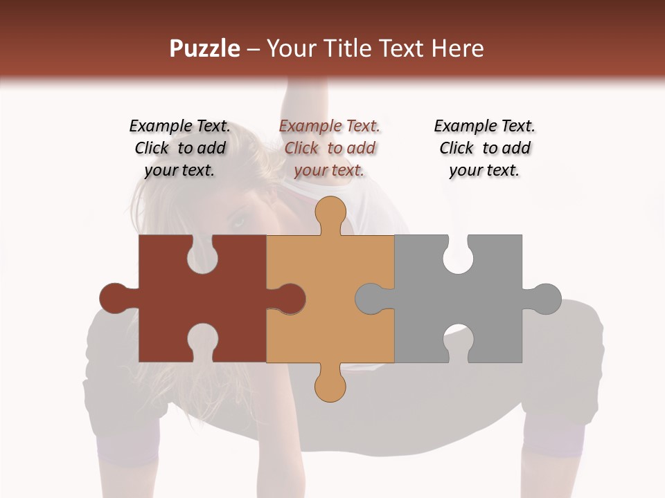 Trick Artist Leg PowerPoint Template