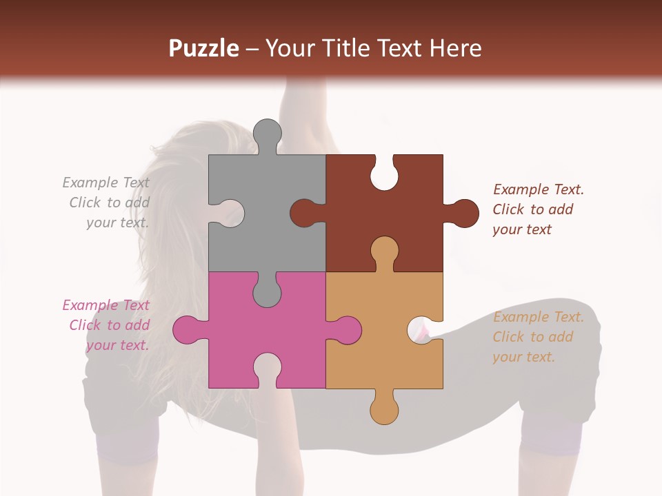 Trick Artist Leg PowerPoint Template