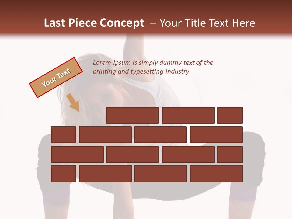 Trick Artist Leg PowerPoint Template