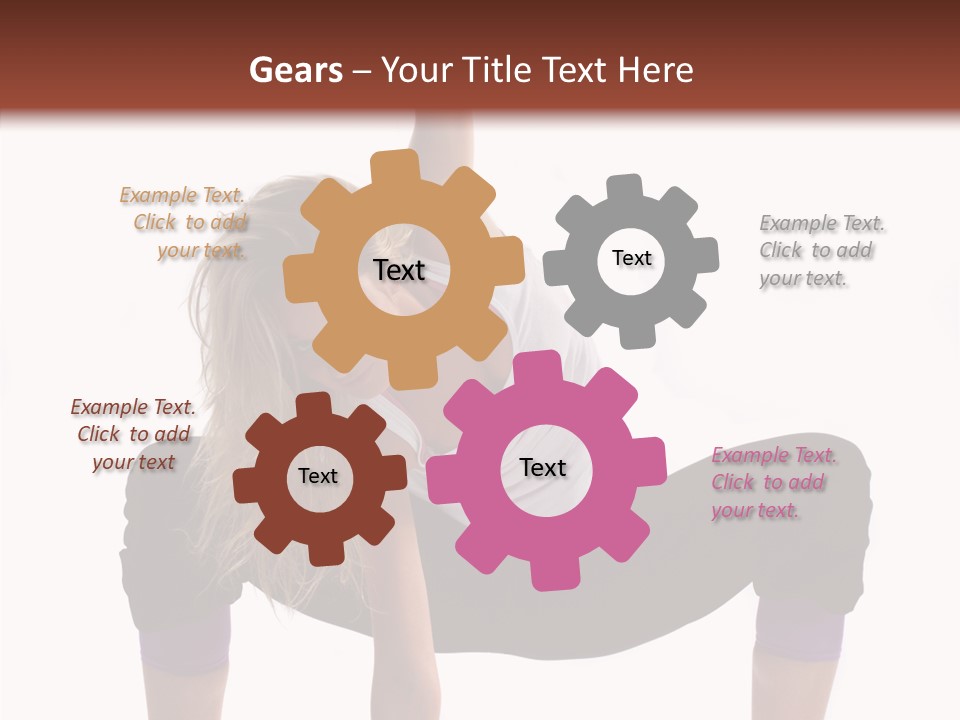 Trick Artist Leg PowerPoint Template