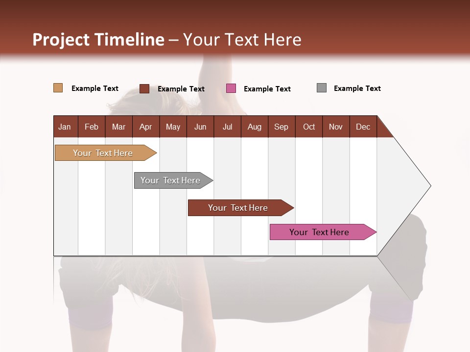 Trick Artist Leg PowerPoint Template