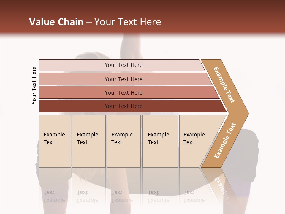 Trick Artist Leg PowerPoint Template