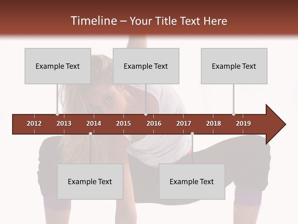 Trick Artist Leg PowerPoint Template