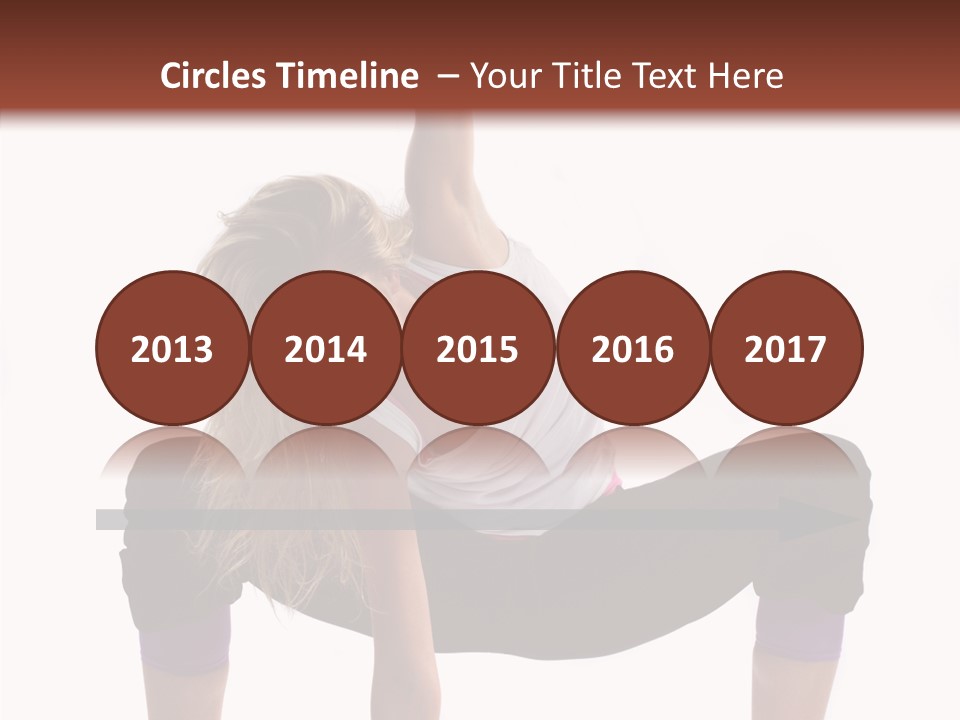 Trick Artist Leg PowerPoint Template