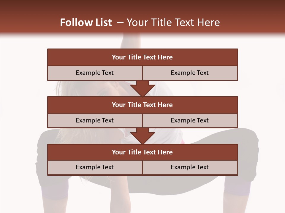 Trick Artist Leg PowerPoint Template