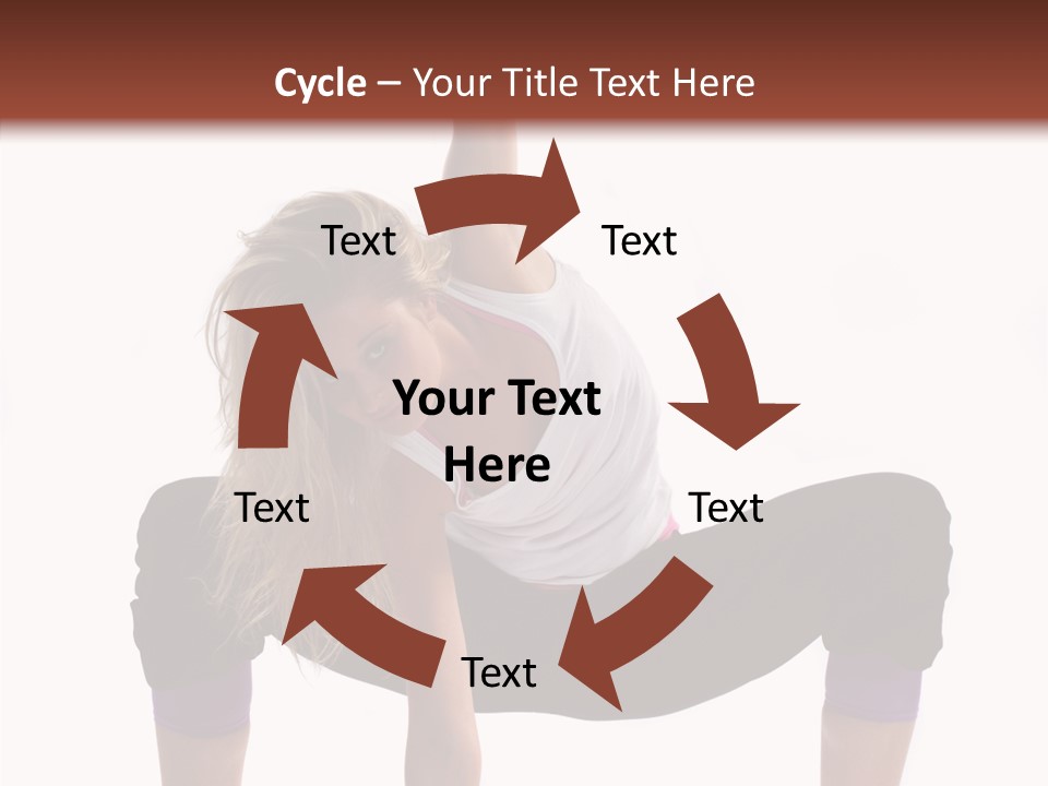 Trick Artist Leg PowerPoint Template