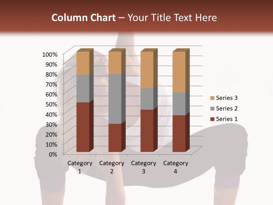 Trick Artist Leg PowerPoint Template