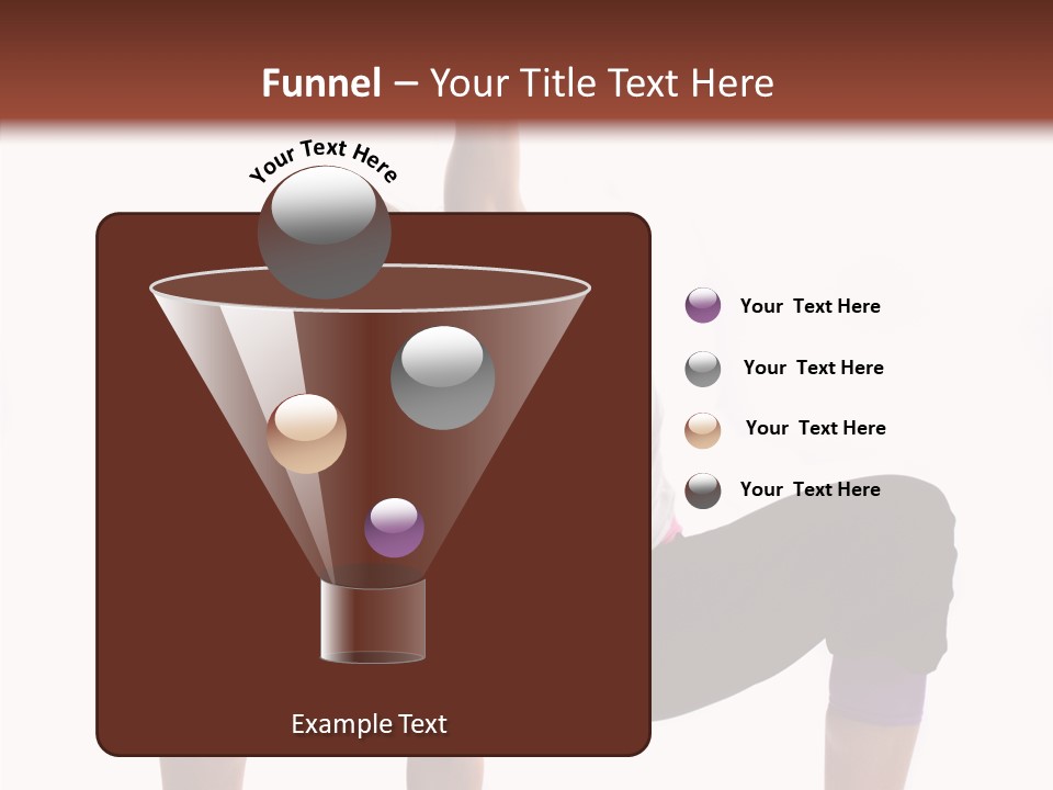 Trick Artist Leg PowerPoint Template
