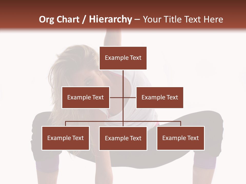 Trick Artist Leg PowerPoint Template