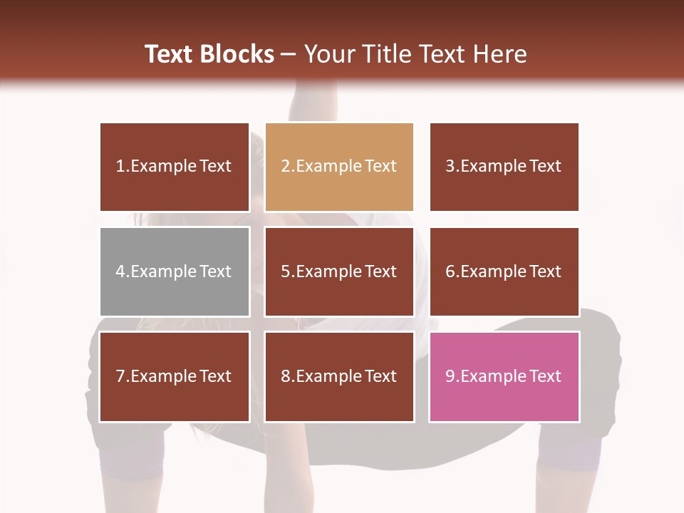 Trick Artist Leg PowerPoint Template