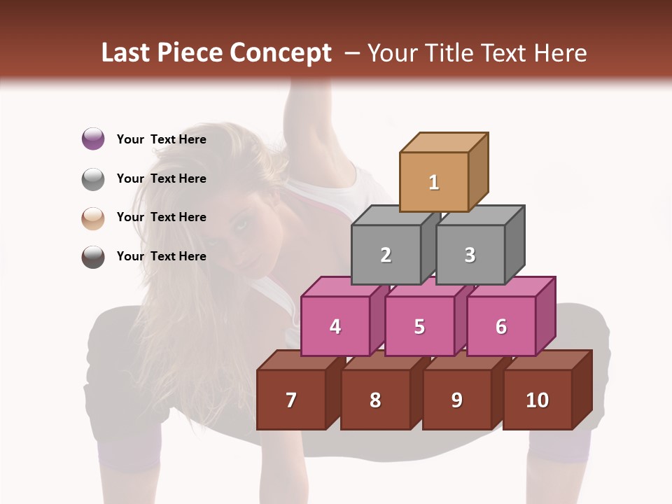 Trick Artist Leg PowerPoint Template