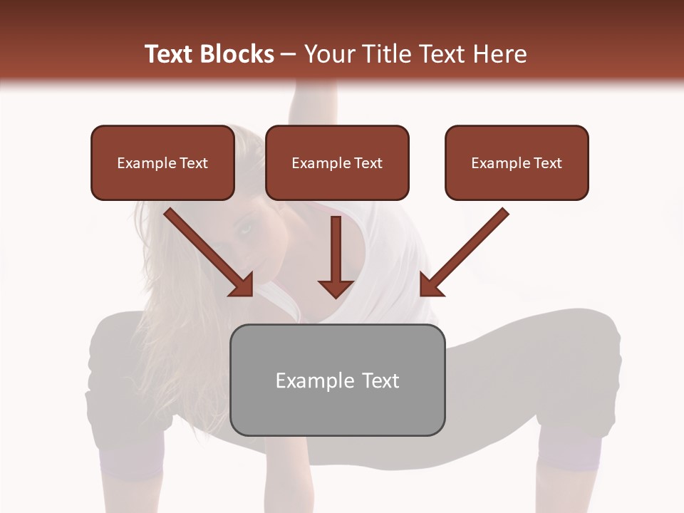 Trick Artist Leg PowerPoint Template