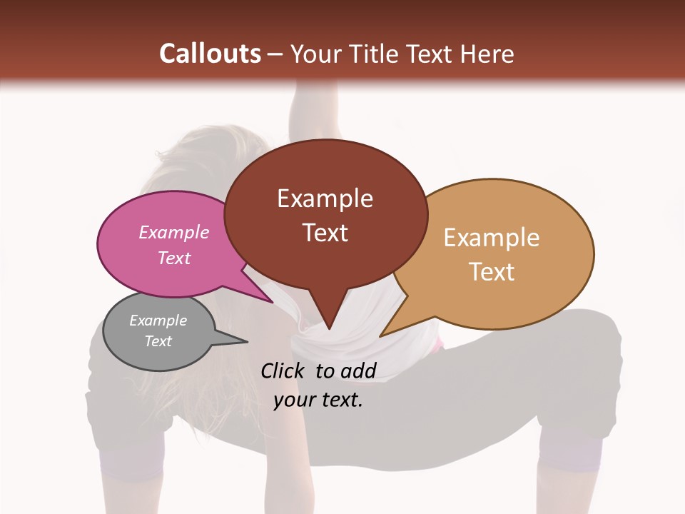 Trick Artist Leg PowerPoint Template