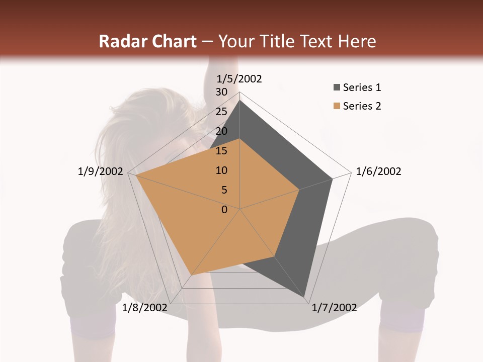 Trick Artist Leg PowerPoint Template