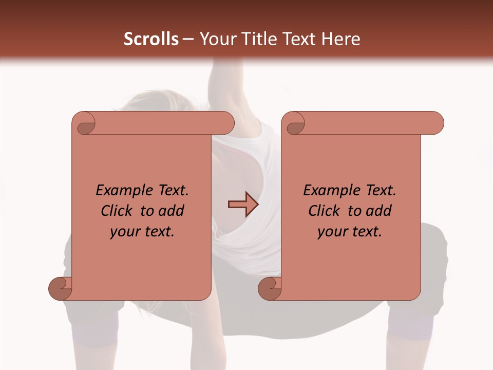 Trick Artist Leg PowerPoint Template