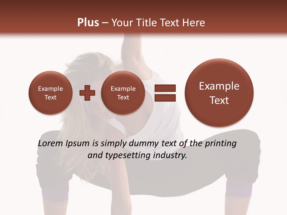 Trick Artist Leg PowerPoint Template