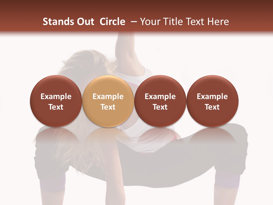 Trick Artist Leg PowerPoint Template