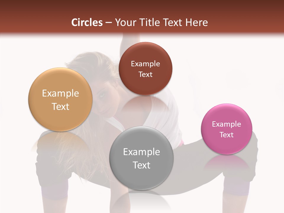 Trick Artist Leg PowerPoint Template