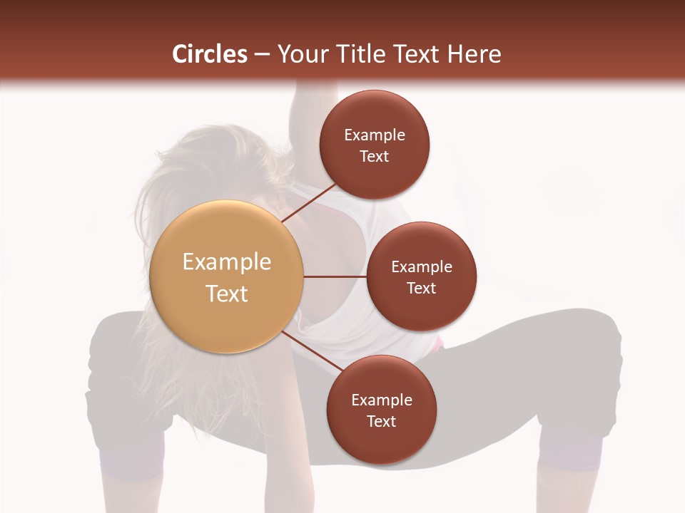 Trick Artist Leg PowerPoint Template