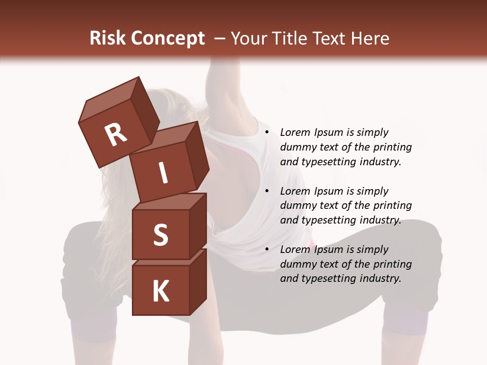 Trick Artist Leg PowerPoint Template