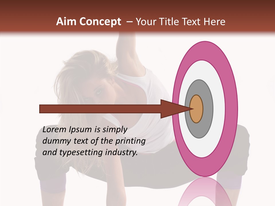 Trick Artist Leg PowerPoint Template