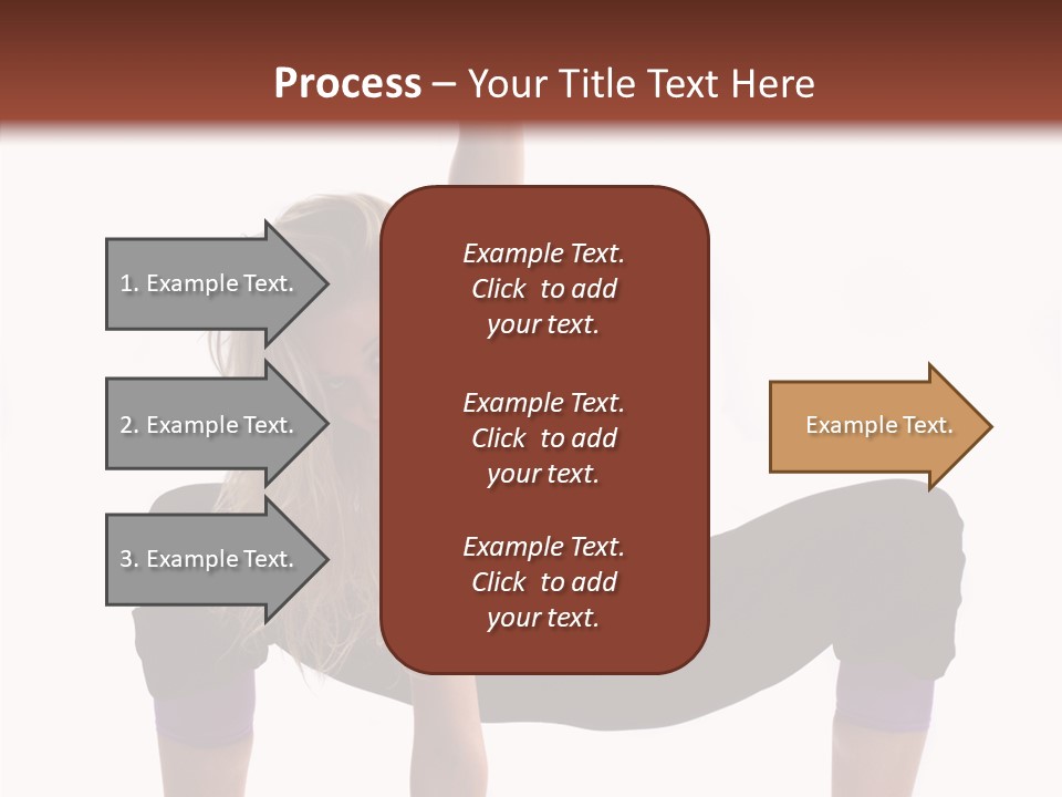Trick Artist Leg PowerPoint Template