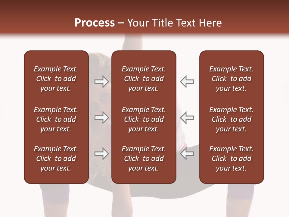 Trick Artist Leg PowerPoint Template