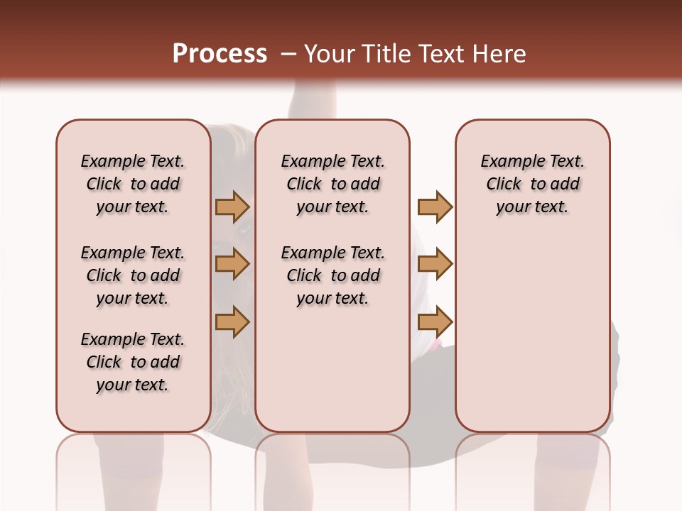 Trick Artist Leg PowerPoint Template