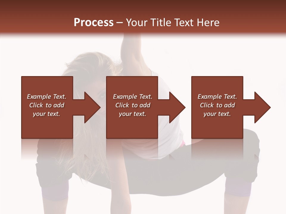 Trick Artist Leg PowerPoint Template