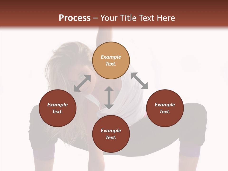 Trick Artist Leg PowerPoint Template