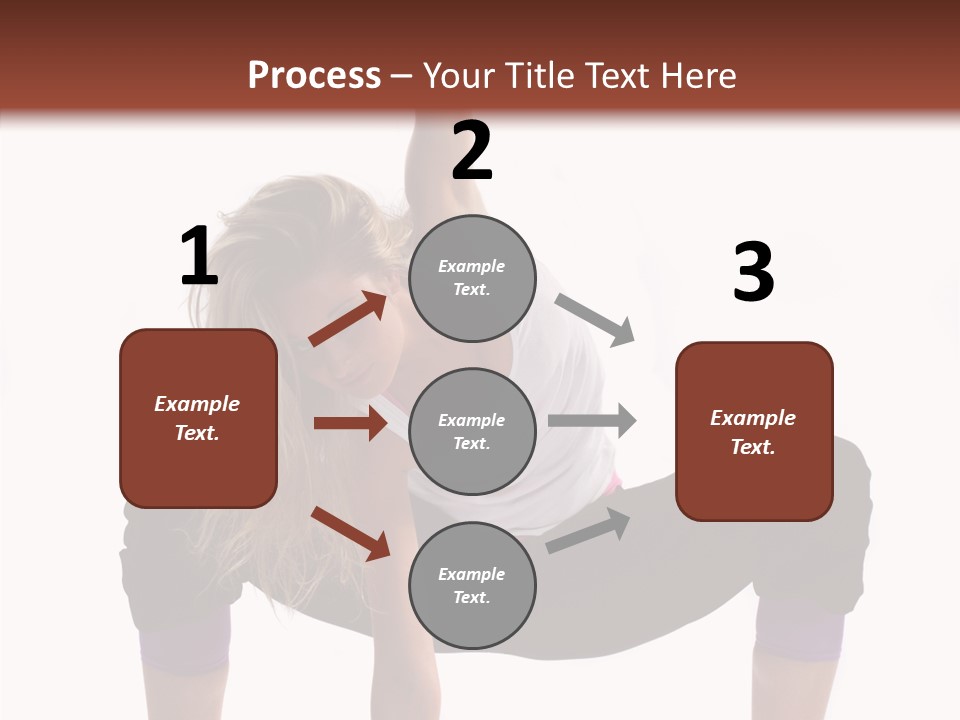 Trick Artist Leg PowerPoint Template