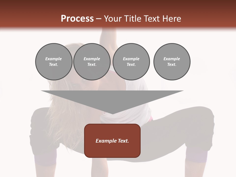 Trick Artist Leg PowerPoint Template