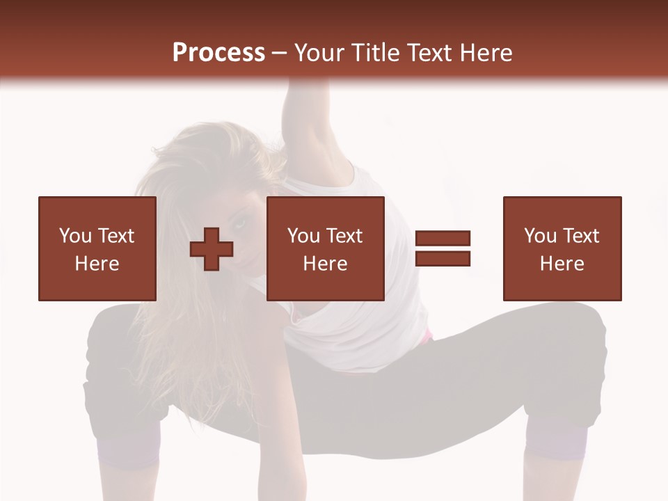 Trick Artist Leg PowerPoint Template