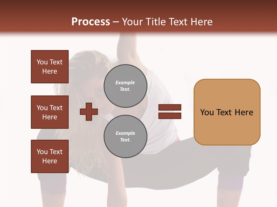 Trick Artist Leg PowerPoint Template