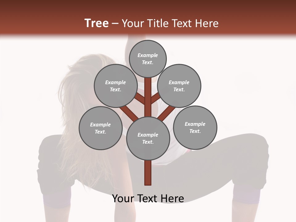 Trick Artist Leg PowerPoint Template