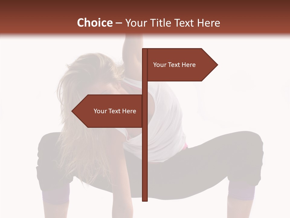 Trick Artist Leg PowerPoint Template