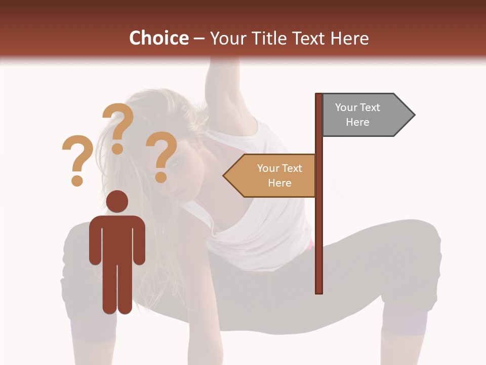 Trick Artist Leg PowerPoint Template