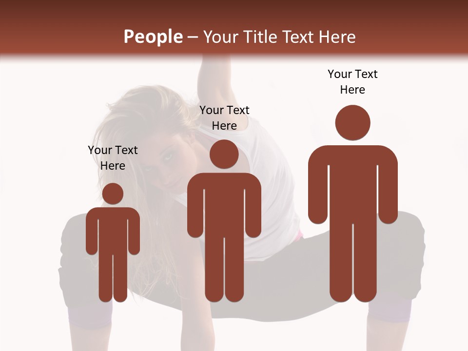 Trick Artist Leg PowerPoint Template