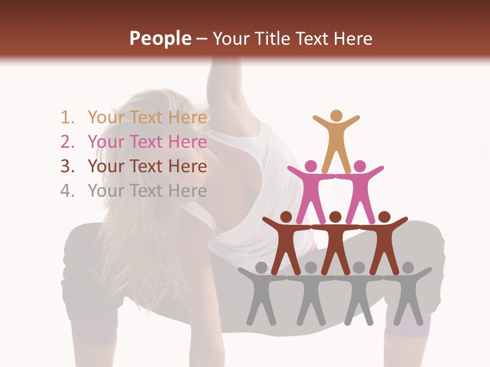 Trick Artist Leg PowerPoint Template