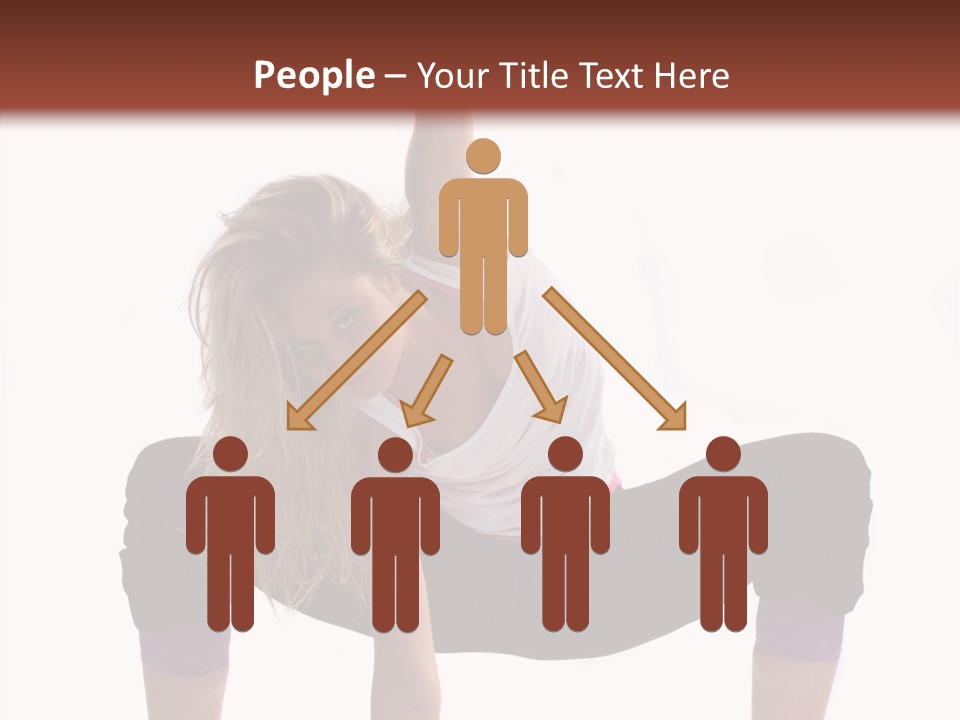 Trick Artist Leg PowerPoint Template